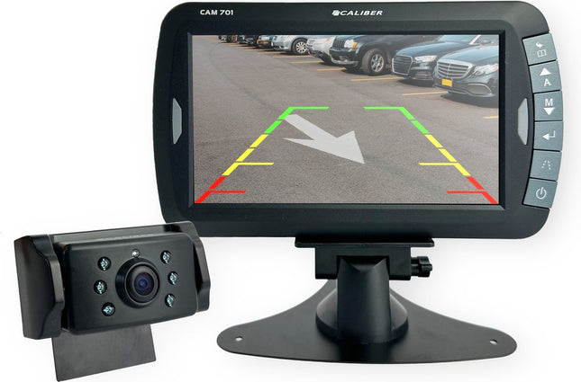 Caliber draadloze achteruitrijcamera - 7 Inch Scherm - Nachtzicht - Waterbestendig