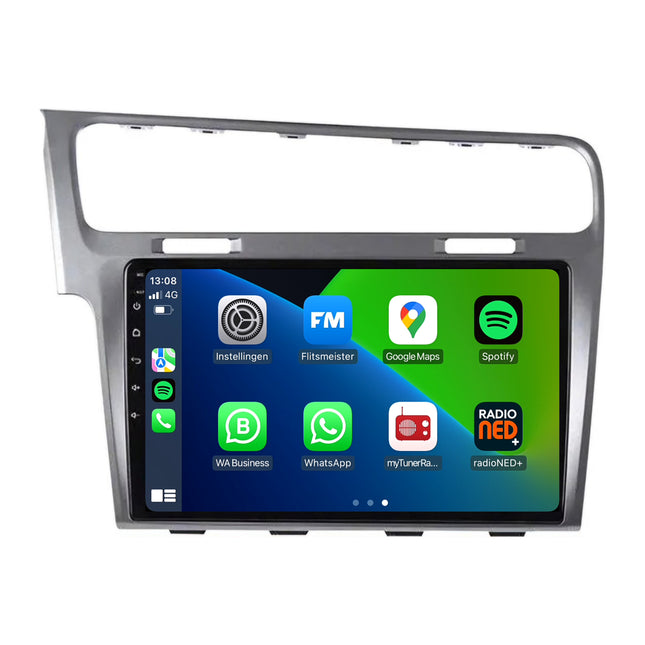 Volkswagen Golf 7 | Android 13 | Autoradio | 2012 t/m 2020 | Carplay & Android Auto | Zilver