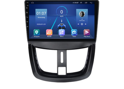 Peugeot 207 | 206+ | 207cc | Android 13 | Autoradio | 2006 t/m 2015 | CarPlay  & Android Auto