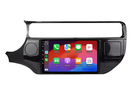 Kia Rio CarPlay autoradio | 2015 t/m 2017 | Denago DNG-A63 | 9 inch | Android 13 | Draadloos CarPlay & Android Auto