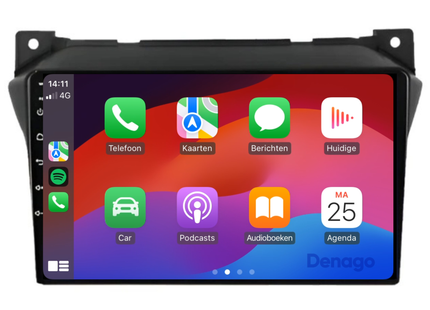 Suzuki Alto CarPlay autoradio | 2008 t/m 2016 | Denago DNG-A53 | 9 inch | Android 13 | Draadloos CarPlay & Android Auto