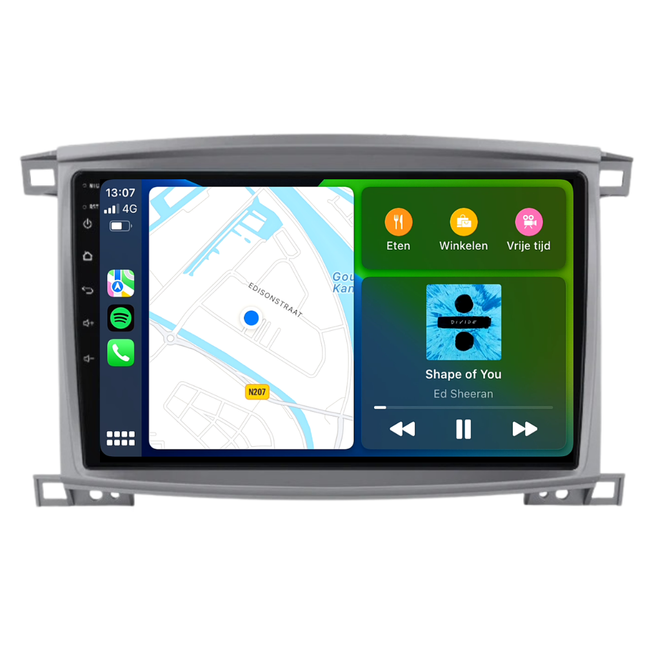 Toyota Land Cruiser LC100 | Android 13 | Autoradio | 2005 t/m 2007 | CarPlay & Android Auto