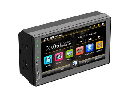 Denago | 2 Din Autoradio met Bluetooth| Aux - Mirrorlink  | Universeel  | MP5  Full Touch | Gratis USB & Camera
