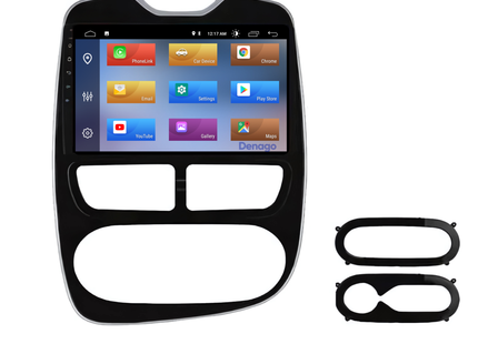 Renault Clio 4 CarPlay autoradio | 2013 t/m 2015 | Denago DNG-A20 | 9 inch | Android 13 | Draadloos CarPlay & Android Auto