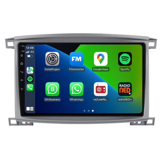 Toyota Land Cruiser LC100 | Android 13 | Autoradio | 2005 t/m 2007 | CarPlay & Android Auto