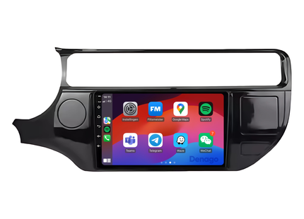 Kia Rio CarPlay autoradio | 2015 t/m 2017 | Denago DNG-A63 | 9 inch | Android 13 | Draadloos CarPlay & Android Auto