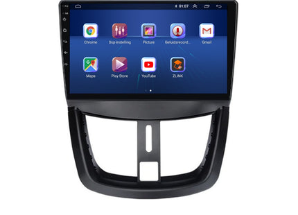 Peugeot 207 | 206+ | 207cc | Android 13 | Autoradio | 2006 t/m 2015 | CarPlay  & Android Auto