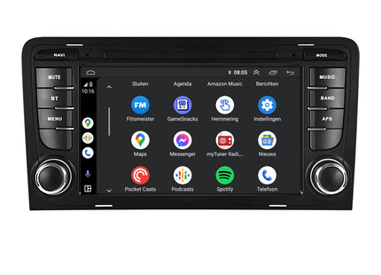Audi A3 EU Navigatie Autoradio | Bluetooth | S3 RS3 | Android 13
