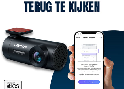 Davilon D1-DUAL Dashcam 4K | Voor & Achter | 2025 APP Model