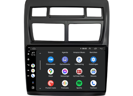 Kia Sportage | Android 13 | Autoradio | 2004 t/m 2010 | Carplay & Android Auto
