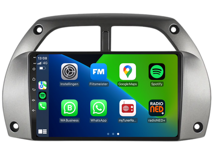 Toyota Rav 4 | Android 13 | Autoradio | 2001 t/m 2006 | CarPlay & Android Auto