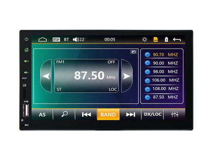 Denago | 2 Din Autoradio met Bluetooth| Aux - Mirrorlink  | Universeel  | MP5  Full Touch | Gratis USB & Camera
