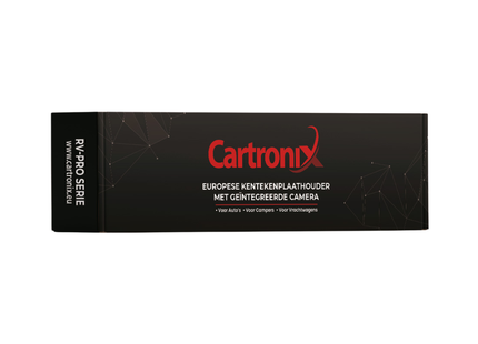 Cartronix RV-410 PRO kentekenplaathouder met camera | 8 LED Nachtzicht