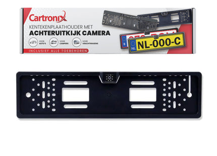 Cartronix RV-410 kentekenplaathouder met camera | 8 LED Nachtzicht