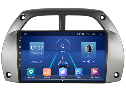 Toyota Rav 4 | Android 13 | Autoradio | 2001 t/m 2006 | CarPlay & Android Auto