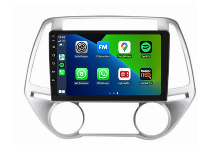 Hyundai i20 | Android 13 | Autoradio | 2008 t/m 2014 | CarPlay & Android Auto