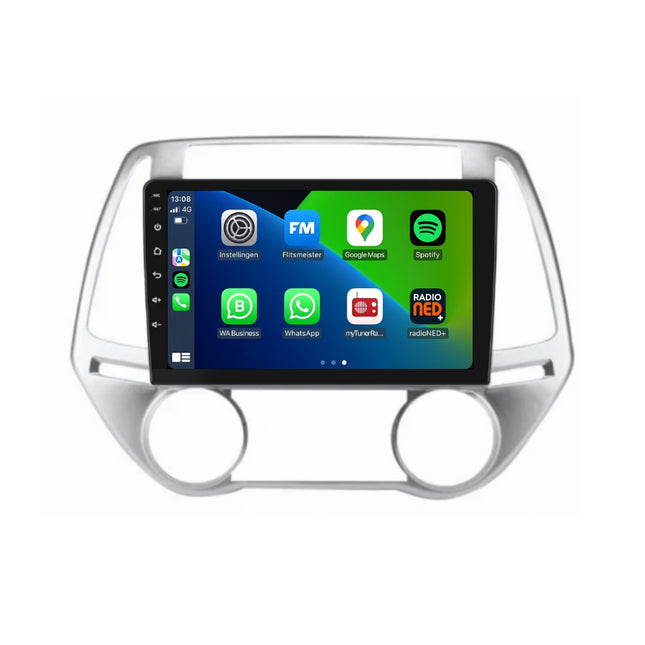 Hyundai i20 | Android 13 | Autoradio | 2008 t/m 2014 | CarPlay & Android Auto