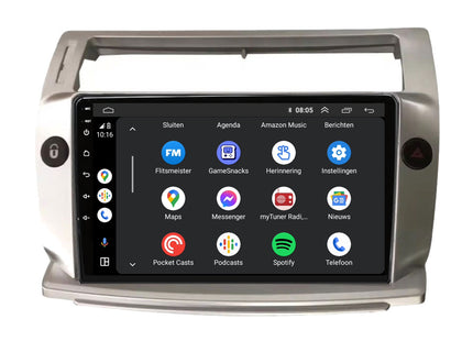 Citroën C4 | Android 13 | Autoradio | 2004 t/m 2010 | Carplay & Android Auto