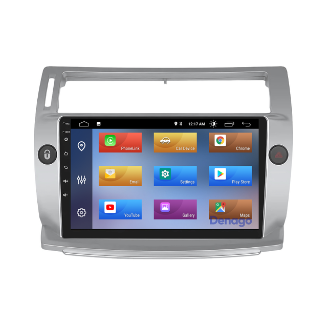Citroën C4 CarPlay autoradio | 2004 t/m 2010 | Denago DNG-A35 | 9 inch | Android 13 | Draadloos CarPlay & Android Auto