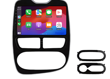 Renault Clio 4 CarPlay autoradio | 2013 t/m 2015 | Denago DNG-A20 | 9 inch | Android 13 | Draadloos CarPlay & Android Auto