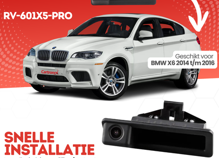 BMW X6 Achteruitrijcamera | 2014 t/m 2016 | Nachtzicht & HD Beeld