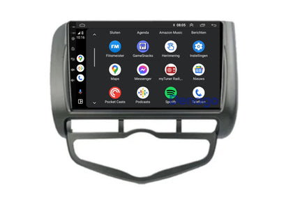 Honda Jazz CarPlay autoradio | 2005 t/m 2008 | Denago DNG-A202 | 9 inch | Android 13 | Draadloos CarPlay & Android Auto