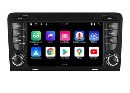 Audi A3 EU Navigatie Autoradio | Bluetooth | S3 RS3 | Android 13