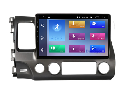 Honda Civic CarPlay autoradio | 2007 t/m 2011 | Denago DNG-A51 | 10 inch | Android 13 | Draadloos CarPlay & Android Auto