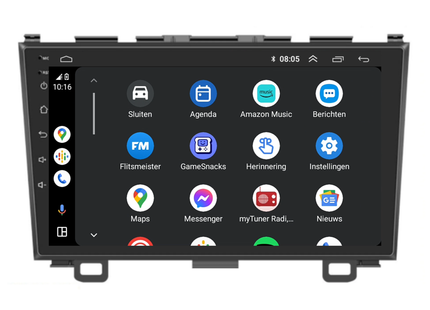 Honda CR-V | Android 13 | Autoradio | 2007 t/m 2012 | CarPlay & Android Auto