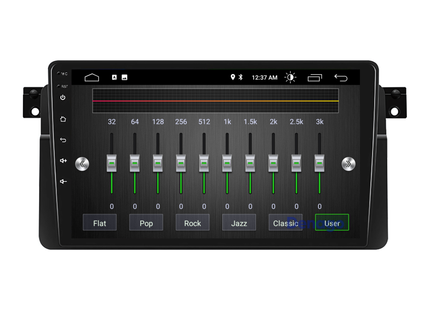 BMW 3-serie E46 CarPlay autoradio | 1999 t/m 2005 | Denago DNG-A23 | 9 inch | Android 13 | Draadloos CarPlay & Android Auto