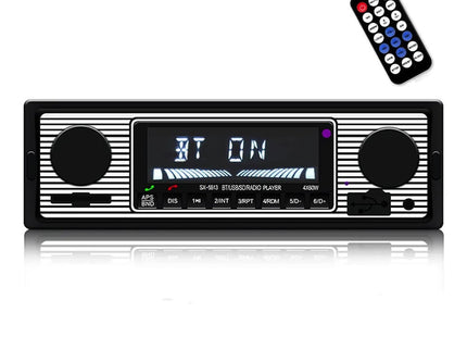 1-Din Autoradio | Bluetooth & USB | Klassiek