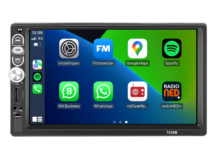 2-DIN | CarPlay Autoradio met USB-Aansluiting