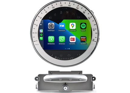 Mini Cooper CarPlay Autoradio | Silver | 2006 t/m 2013 | Android Auto