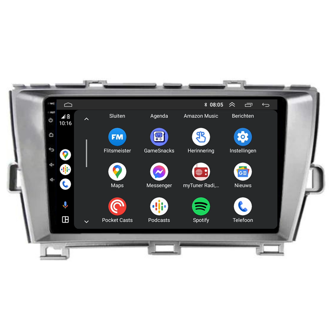 Toyota Prius | Android 13 | Autoradio | 2009 t/m 2015 | Carplay & Android Auto