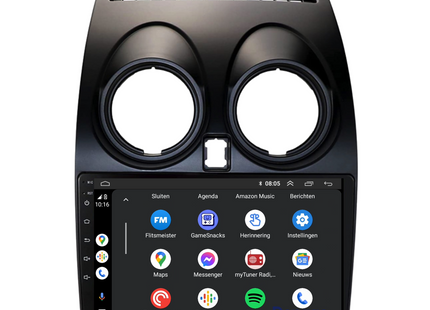 Nissan Qashqai CarPlay autoradio | Denago DNG-A28 | 9 inch | Android 13 | Draadloos CarPlay & Android Auto