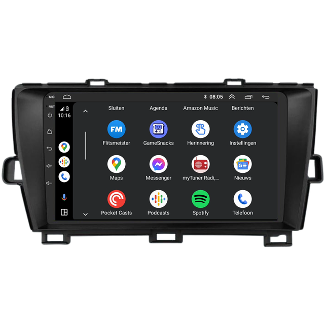 Toyota Prius | Android 13 | Autoradio | 2009 t/m 2015 | Carplay & Android Auto