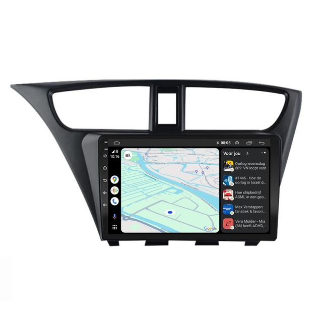 Honda Civic | Android 13 | Autoradio | 2012 t/m 2016 | Carplay & Android Auto