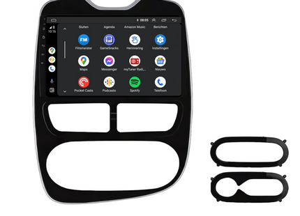 Renault Clio 4 CarPlay autoradio | 2013 t/m 2015 | Denago DNG-A20 | 9 inch | Android 13 | Draadloos CarPlay & Android Auto