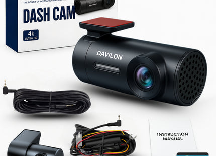 Davilon D1-DUAL Dashcam 4K | Voor & Achter | 2025 APP Model