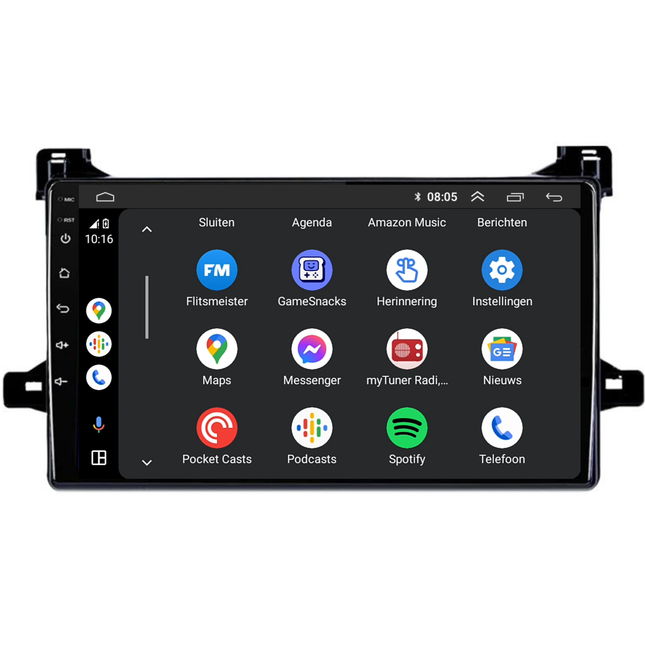 Toyota Prius | Android 13  | Autoradio | 2016 t/m 2018 | Carplay & Android Auto