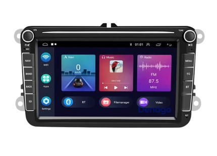 8 INCH Skoda Draadloos CarPlay | Android Auto | Android 13