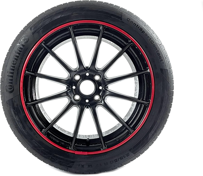 Alloygator Velgbescherming | Donker | Rood Stoeprand bescherming | Inter (12-19'' inch)