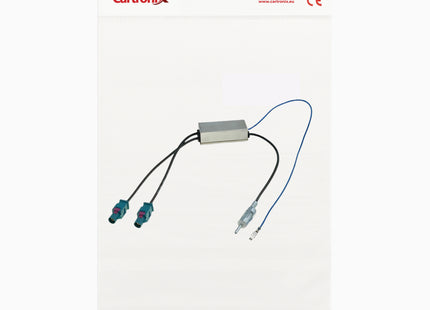 Radio Antenne versterker | 2x Fakra naar Din stekker