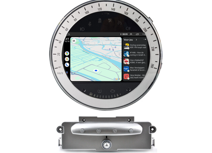 Mini Cooper CarPlay Autoradio | Silver | 2006 t/m 2013 | Android Auto