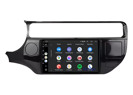 Kia Rio CarPlay autoradio | 2015 t/m 2017 | Denago DNG-A63 | 9 inch | Android 13 | Draadloos CarPlay & Android Auto