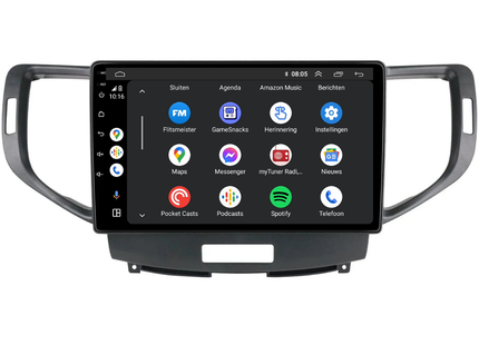Honda Accord Android Autoradio | 2009 t/m 2013 | CarPlay