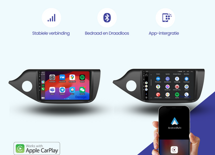 Kia Ceed CarPlay autoradio | 2012 t/m 2017 | Denago DNG-A68 | 9 inch | Android 13 | Draadloos CarPlay & Android Auto