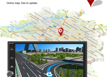 Dubbel Din autoradio CarPlay draadloos - Android Auto