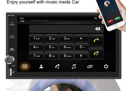 Dubbel Din autoradio CarPlay draadloos - Android Auto