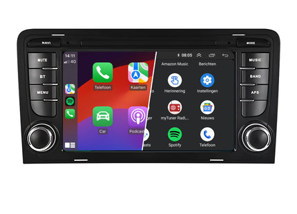 Audi A3 EU Navigatie Autoradio | Bluetooth | S3 RS3 | Android 13